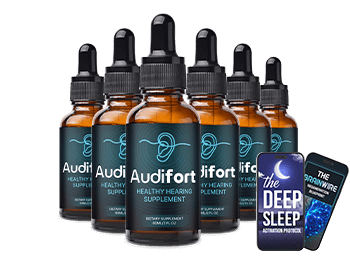 Six bottles of Audifort with two digital bonuses
